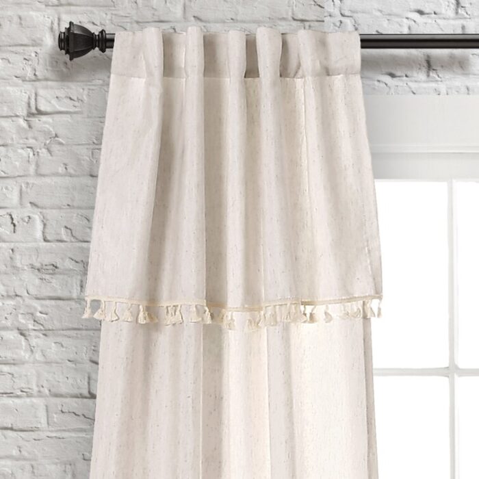 Semi Sheer Curtain Pair (Set of 2) - Chic Decora