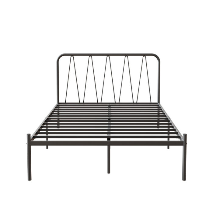 Semmes 39.4″ Bed Frame with Headboard - Chic Decora