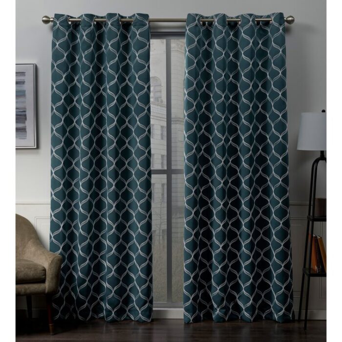 Sharen Polyester Room Darkening Curtain Pair (Set of 2) - Chic Decora