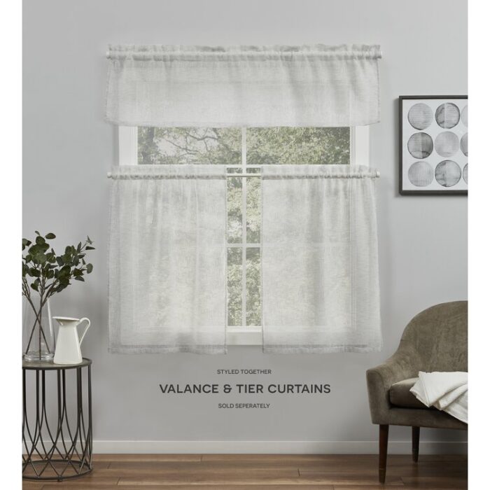 Sheer Curtain Panel Pair (Set of 2) - Chic Decora