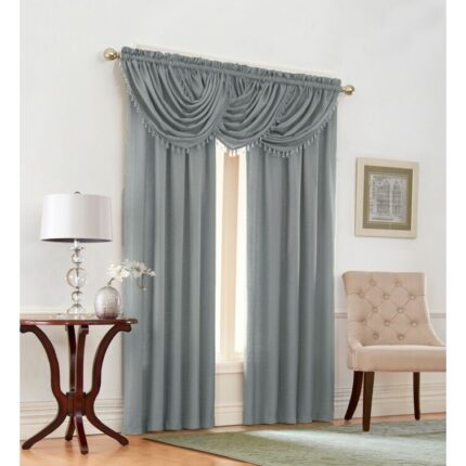 Shenandoah Polyester Room Darkening Curtain Pair (Set of 2) - Chic Decora