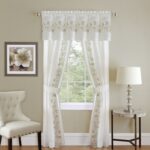 Shipley Synthetic Semi Sheer Curtain Pair (Set of 2) - Chic Decora