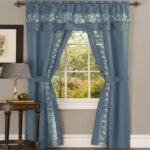 Shipley Synthetic Semi Sheer Curtain Pair (Set of 2) - Chic Decora