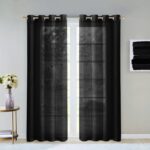 Shirleen Polyester Semi Sheer Curtain Pair (Set of 2) - Chic Decora