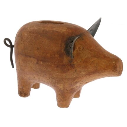 Shoshana Piggy Bank Sculpture - Chic Decora