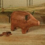 Shoshana Piggy Bank Sculpture - Chic Decora