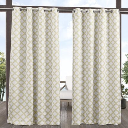 Shyanne Polyester Semi Sheer Curtain Pair (Set of 2) - Chic Decora