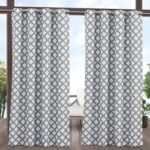 Shyanne Polyester Semi Sheer Curtain Pair (Set of 2) - Chic Decora