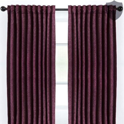 Silex Polyester Room Darkening Curtain Pair (Set of 2) - Chic Decora