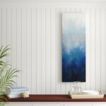 Silver Wave I by Silvia Vassileva – Wrapped Canvas Acrylic Painting Print - Chic Decora