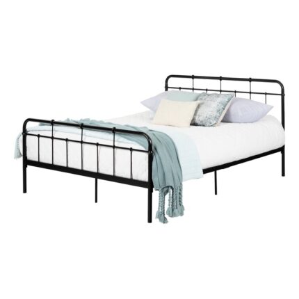 Simrin Metal Slat Bed - Chic Decora