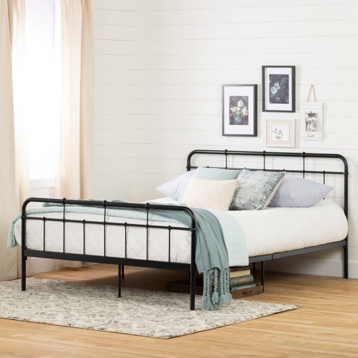 Simrin Metal Slat Bed - Chic Decora