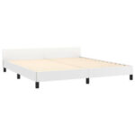 Maecie Bed Frame with Headboard Platform Bed Base Frame for Bedroom Velvet - Chic Decora