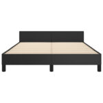 Singhai Bed Frame with Headboard Platform Bed Base for Bedroom Faux Leather - Chic Decora