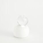 Single Meringue Sculpture w/Sphere - Chic Decora