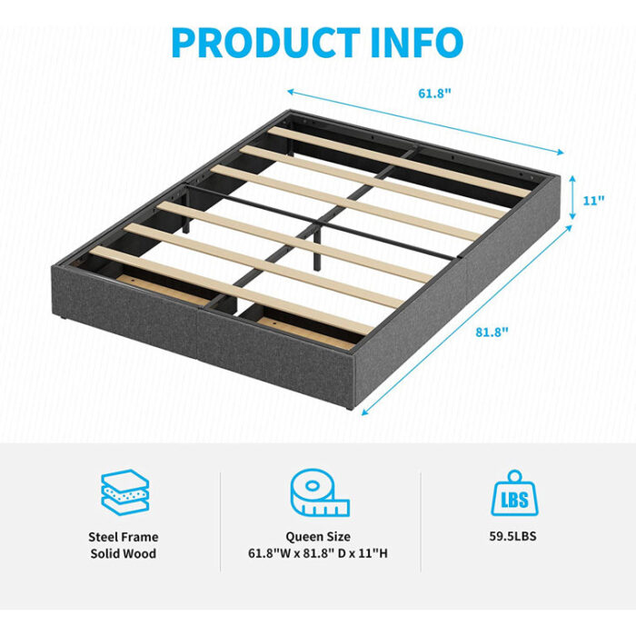 Slat Storage Bed - Chic Decora