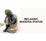 Small Black Polyresin Buddha Statue For Zen Home Decor - Chic Decora