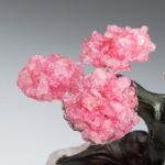 Small Genuine Rose Quartz Clustered Gemstone Tree on Rose Quartz Matrix (The Love Tree) - Chic Decora