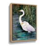 Snowy Egrets II Photograph on Canvas - Chic Decora