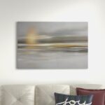 Soft Sea Landscape – Wrapped Canvas Graphic Wall Art - Chic Decora