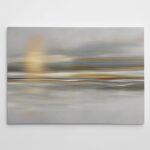 Soft Sea Landscape – Wrapped Canvas Graphic Wall Art - Chic Decora