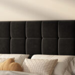 Soley Upholstered Wingback Bed - Chic Decora