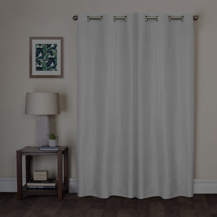 Solid Color Max Blackout Thermal Curtain Panels (Set of 2) - Chic Decora