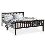 Solid Wood Slat Bed - Chic Decora