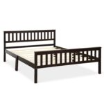 Solid Wood Slat Bed - Chic Decora