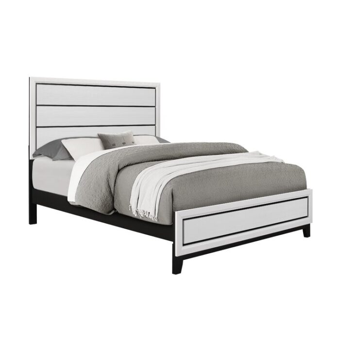 Solid Wood Standard Bed - Chic Decora