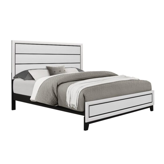 Solid Wood Standard Bed - Chic Decora