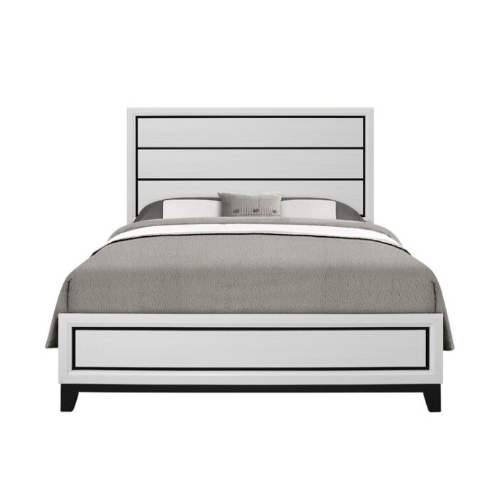 Solid Wood Standard Bed - Chic Decora