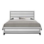 Solid Wood Standard Bed - Chic Decora