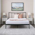 Somayah Metal Slat Headboard Bed - Chic Decora