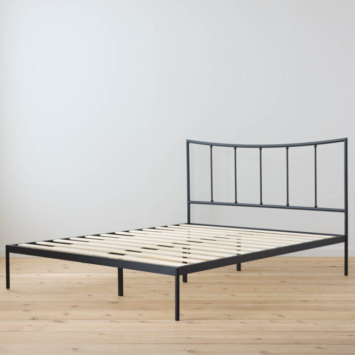 Somayah Metal Slat Headboard Bed - Chic Decora