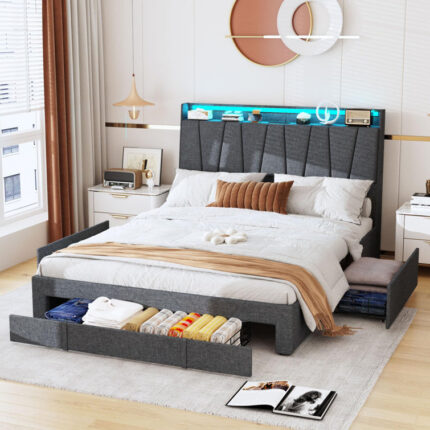 Panel Bed - Chic Decora