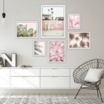 Southwest Beach Framed On Paper Tropical Beach Gallery Wall Art by Sisi And Seb Print (6 Pieces) - Chic Decora