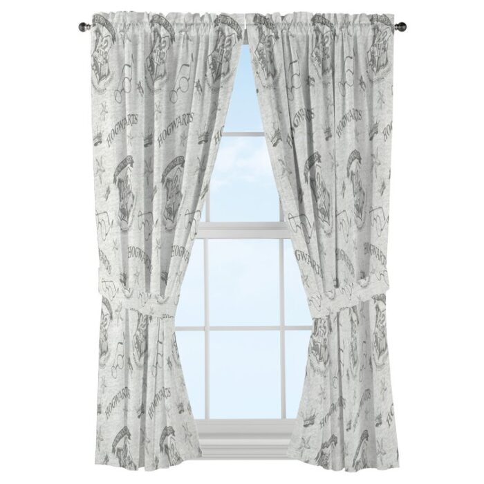 Spellbound Polyester Room Darkening Curtain Pair (Set of 2) - Chic Decora