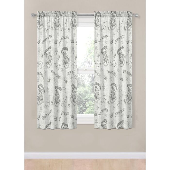 Spellbound Polyester Room Darkening Curtain Pair (Set of 2) - Chic Decora