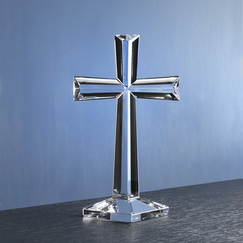 Spirituality Standing Cross Sculpture - Chic Decora