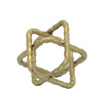 Square Orb Decor Contemporary Abstract Metallic Metal Decorative Orb - Chic Decora