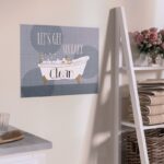 Squeaky Clean I – Graphic Art on Canvas - Chic Decora