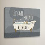 Squeaky Clean I – Graphic Art on Canvas - Chic Decora