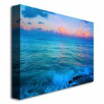 St. Marten’s Sunset Photographic Print on Canvas - Chic Decora