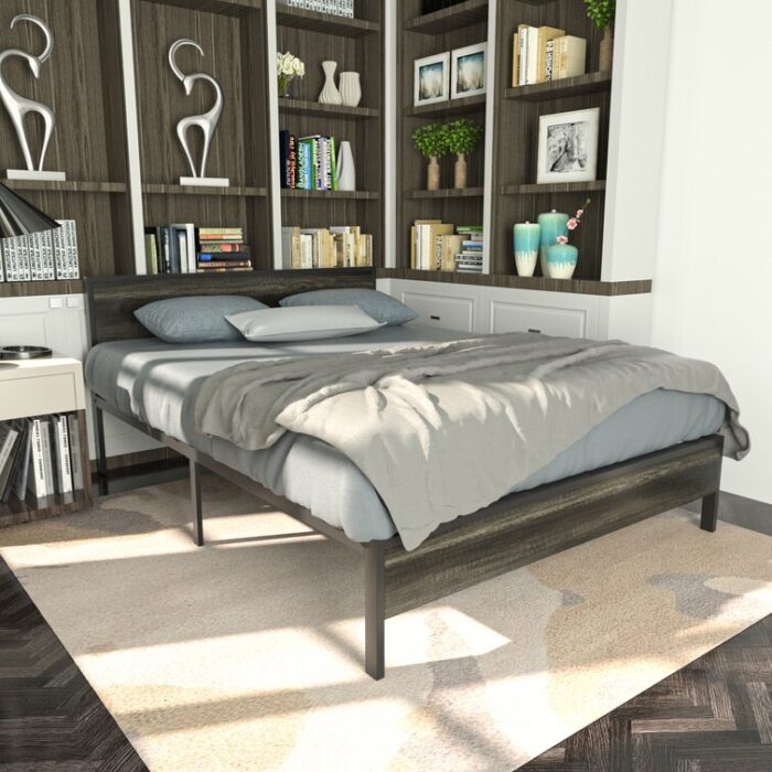 Stacey Metal Open-Frame Bed - Chic Decora