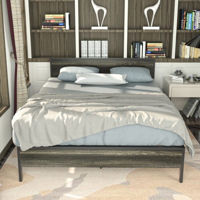 Stacey Metal Open-Frame Bed - Chic Decora