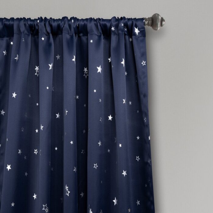 Star Polyester Room Darkening Pair (Set of 2) - Chic Decora