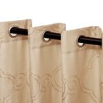 Steinbeck Polyester Semi Sheer Curtain Pair (Set of 2) - Chic Decora