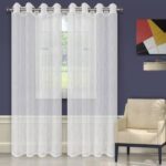 Bonner Polyester Sheer Curtain Pair (Set of 2) - Chic Decora