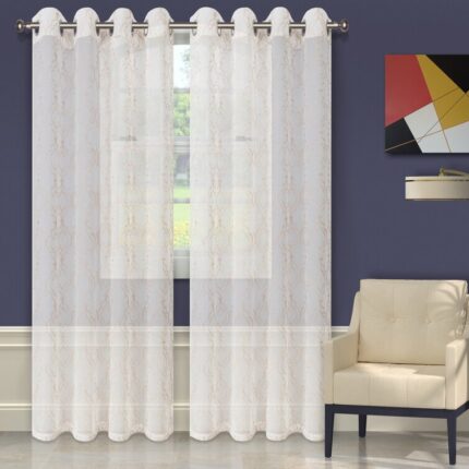 Monroy Velvet Solid Color Curtain Panels Set (Set of 2) - Chic Decora